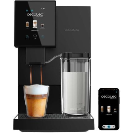 Cecotec Cremmaet Compactccino Connected 1350W 19 Bares Cafetera Superautomática Original
